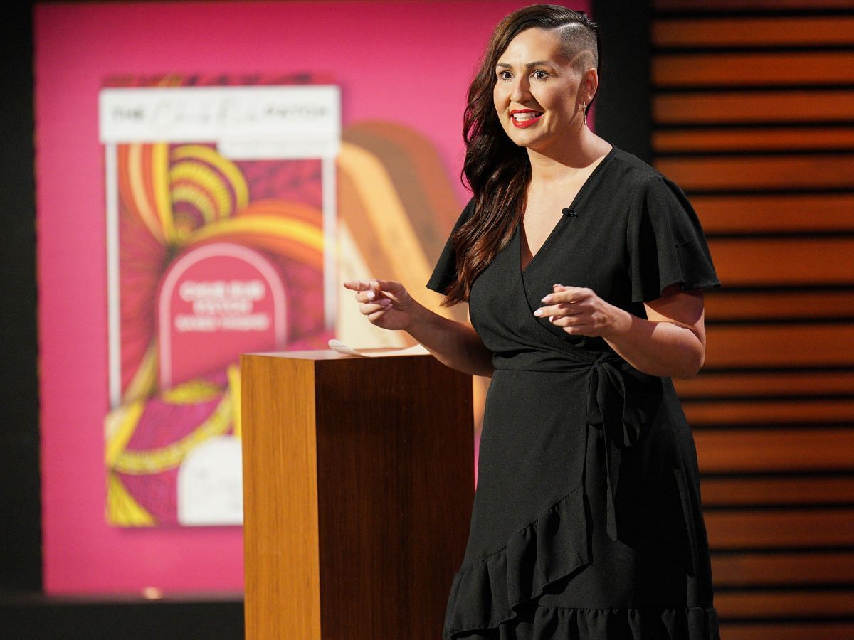 Brittany Lammon makes it to Shark Tank season 14 with her Chub Rub Patch (Image via ABC/@Christopher Willard)